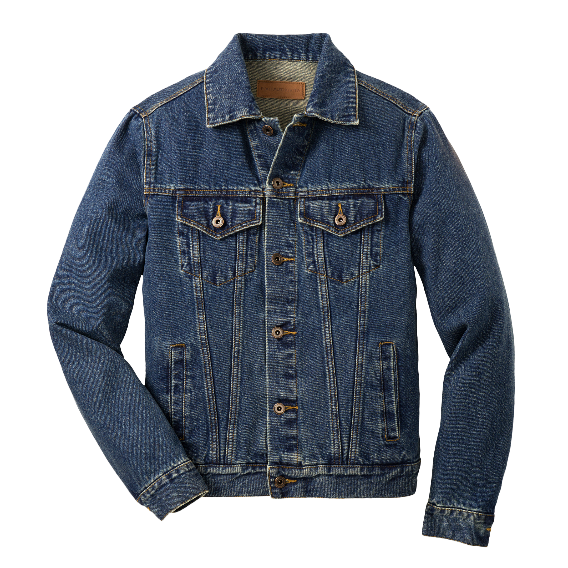Men's Plus Size Stitched Zipper Denim Jacket For Big And - Temu